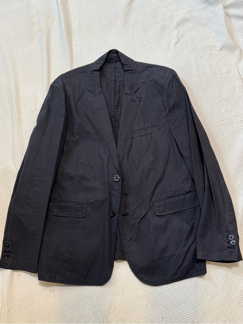 Frank & oak Men's Black Single-Breasted Blazer